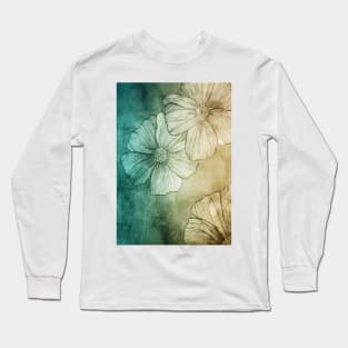 Poppies - Botanical Long Sleeve T-Shirt